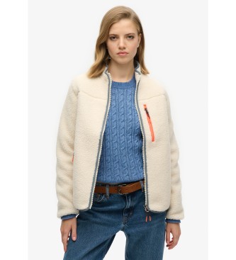 Superdry Polaire Full Zip beige