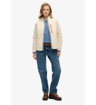Superdry Polaire Full Zip beige