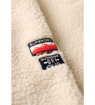 Superdry Polaire Full Zip beige