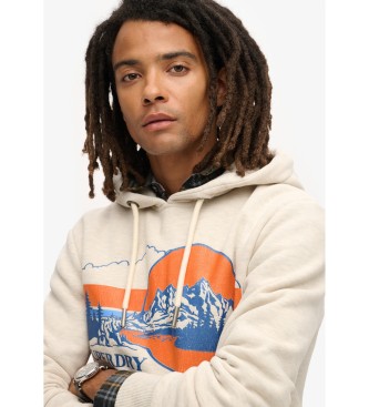 Superdry Outdoor Graphic Stripe Sweatshirt grey