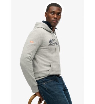 Superdry Outdoor Scene Capuche dcontracte grise