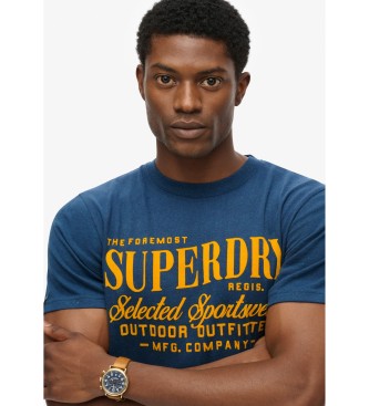 Superdry Outdoor Supply majica modra