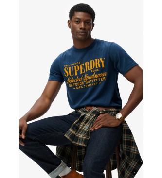 Superdry Outdoor Supply majica modra