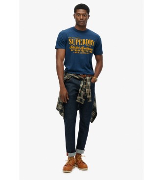 Superdry Outdoor Supply majica modra