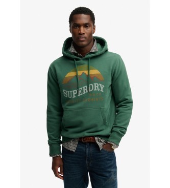 Superdry Berg sweatshirt groen