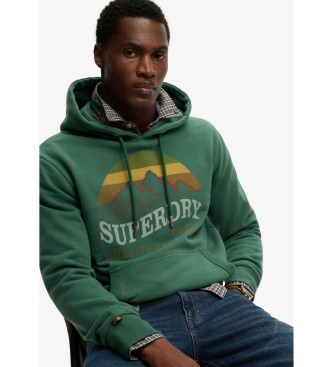 Superdry Berg sweatshirt groen