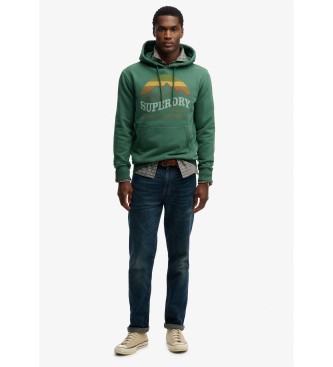 Superdry Berg sweatshirt groen