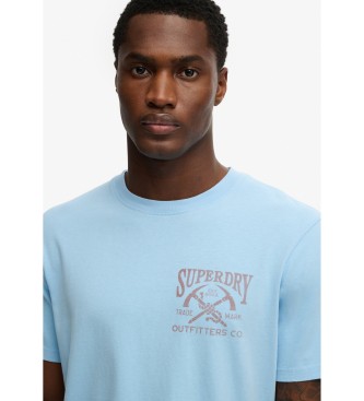 Superdry Na prostem Gorska majica modra