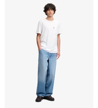 Superdry Oversized Rigid Washed Jeans hellblau