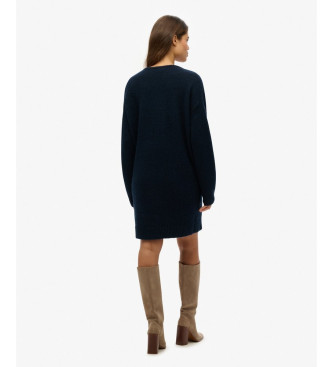 Superdry Prevelika obleka mornarske barve