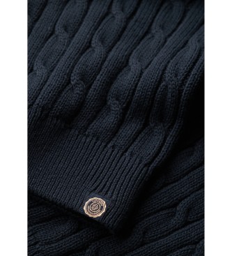Superdry Trui oversized kabel marine