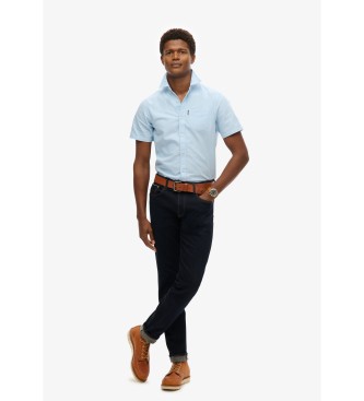 Superdry Chemise Oxford bleue