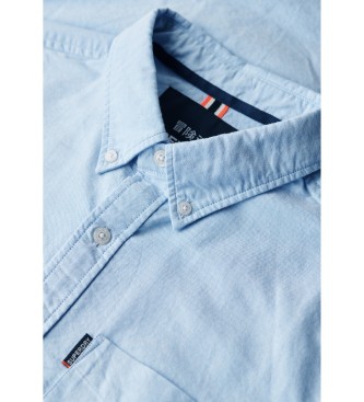 Superdry Chemise Oxford bleue