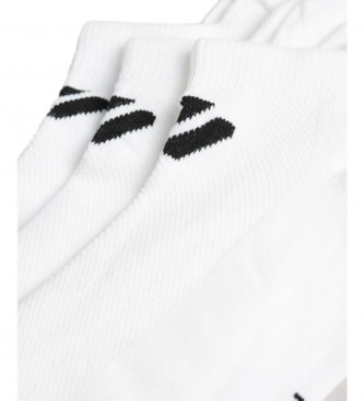 Superdry Pack 3 pares de meias Coolmax Ankle Socks brancas