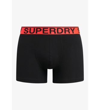 Superdry Paket 2 klasičnih bokseric črne barve