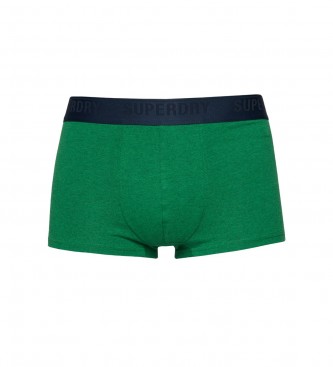 Superdry Pack of 3 green organic cotton briefs