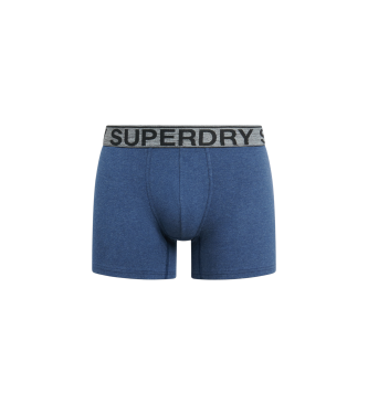 Superdry Pack of three multicoloured organic cotton boxer shorts