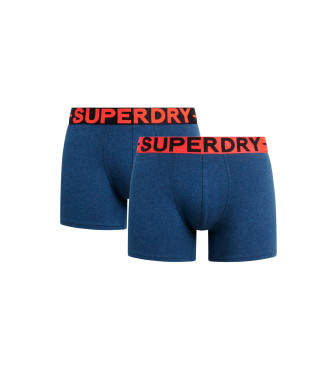Superdry Set 2 Bxers Classic azul