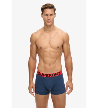 Superdry Set 2 Bxers Classic azul