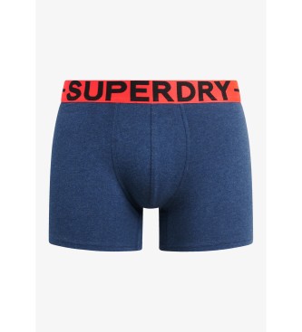 Superdry Set 2 Bxers Classic azul