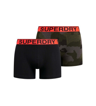 Superdry Paket 2 klasičnih bokseric črne barve