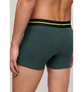 Superdry Pack 3 Boxer shorts Marca yellow, green, navy