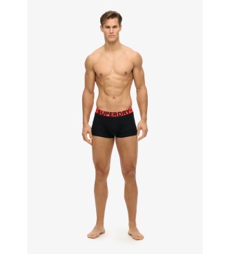 Superdry Paket 3 bokserjev Marca black