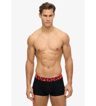 Superdry Paket 3 bokserjev Marca black