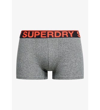 Superdry Paket 3 bokserjev Blagovna znamka oranžna, siva, črna