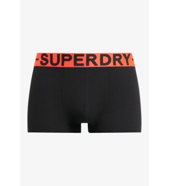 Superdry Paket 3 boksarskih hlač Marca siva, črna