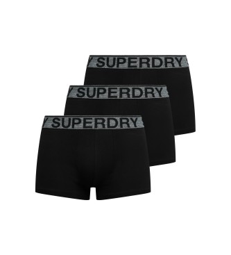 Superdry Paket 3 bokserjev Marca black