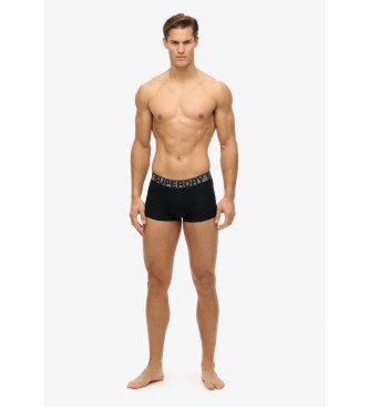 Superdry Paket 3 bokserjev Marca black