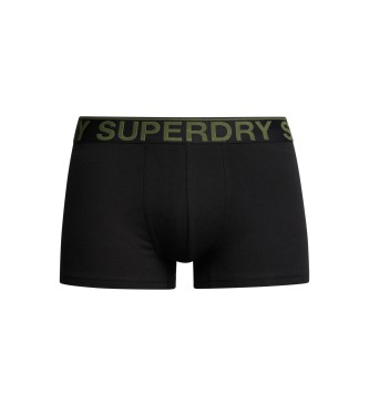 Superdry Pakke med 3 boxershorts i kologisk bomuld gr, grn, sort