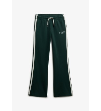 Superdry Pantaloni da jogging svasati sportivi verdi
