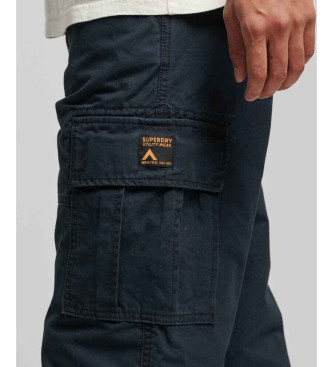 Superdry Pantalon cargo ample marine 