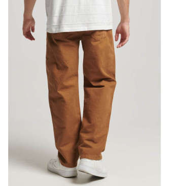 Superdry Bruine timmermansbroek