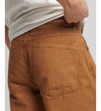 Superdry Pantaln Carpenter marrn