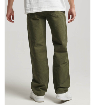 Superdry Pantaloni verdi da carpentiere