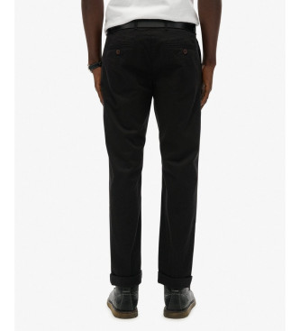 Superdry Premium Regular Chino Trousers black