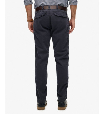 Superdry Navy Utility Chino Trousers