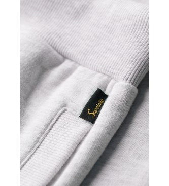 Superdry Vintage klassieke broek met logo grijs