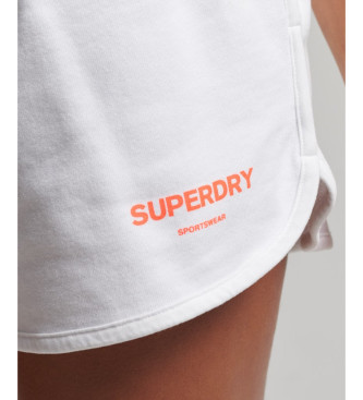 Superdry Short Core Sport blanc