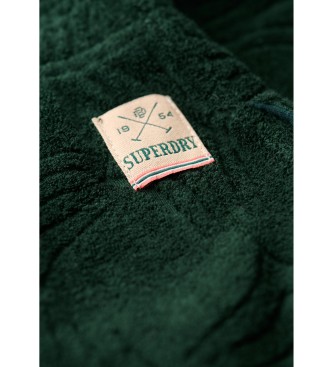 Superdry Short en maille boucle Country Club vert