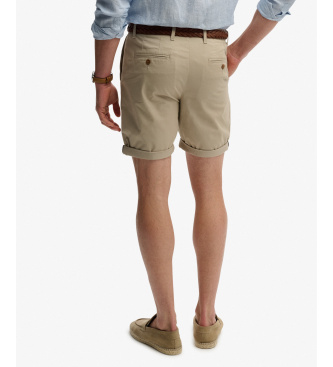 Superdry Premium Normale Chino Korte Broek beige