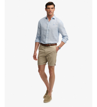 Superdry Premium Normale Chino Korte Broek beige