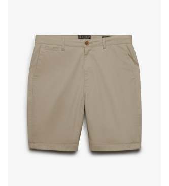 Superdry Premium Normale Chino Korte Broek beige