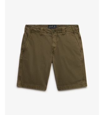 Superdry Short Utility vert fonc�