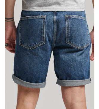 Superdry Short vintage bleu