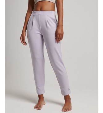Superdry Flex Fitted Jogger Trousers lilac