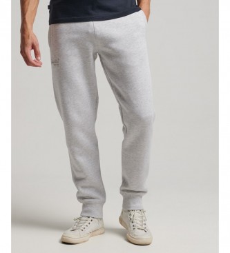 Superdry Pantalon de jogging avec bas lastiqu et logo Vintage brod gris